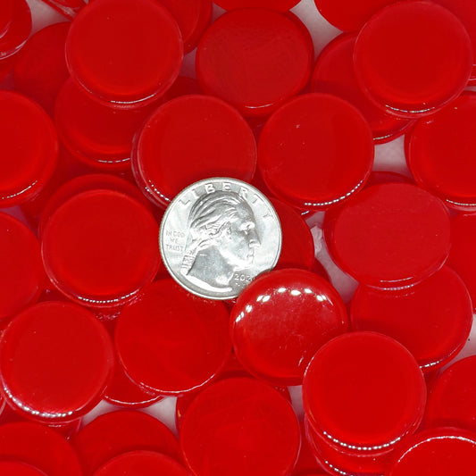 23mm red Krystal tile rounds