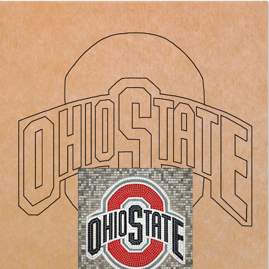 Ohio State 12"x12" (pre-drilled for hanging kit)