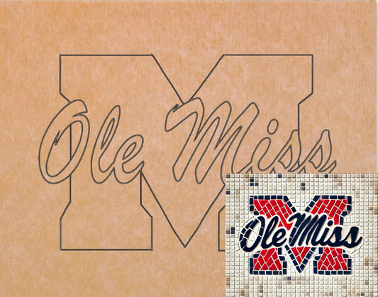 Ole Miss 11"x14" (pre-drilled for hanging kit)