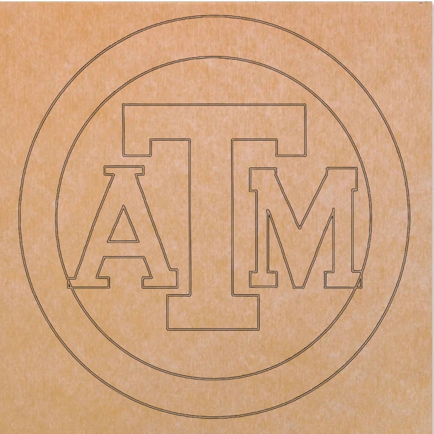 Texas A&M 12"x12" (pre-drilled for hanging kit)