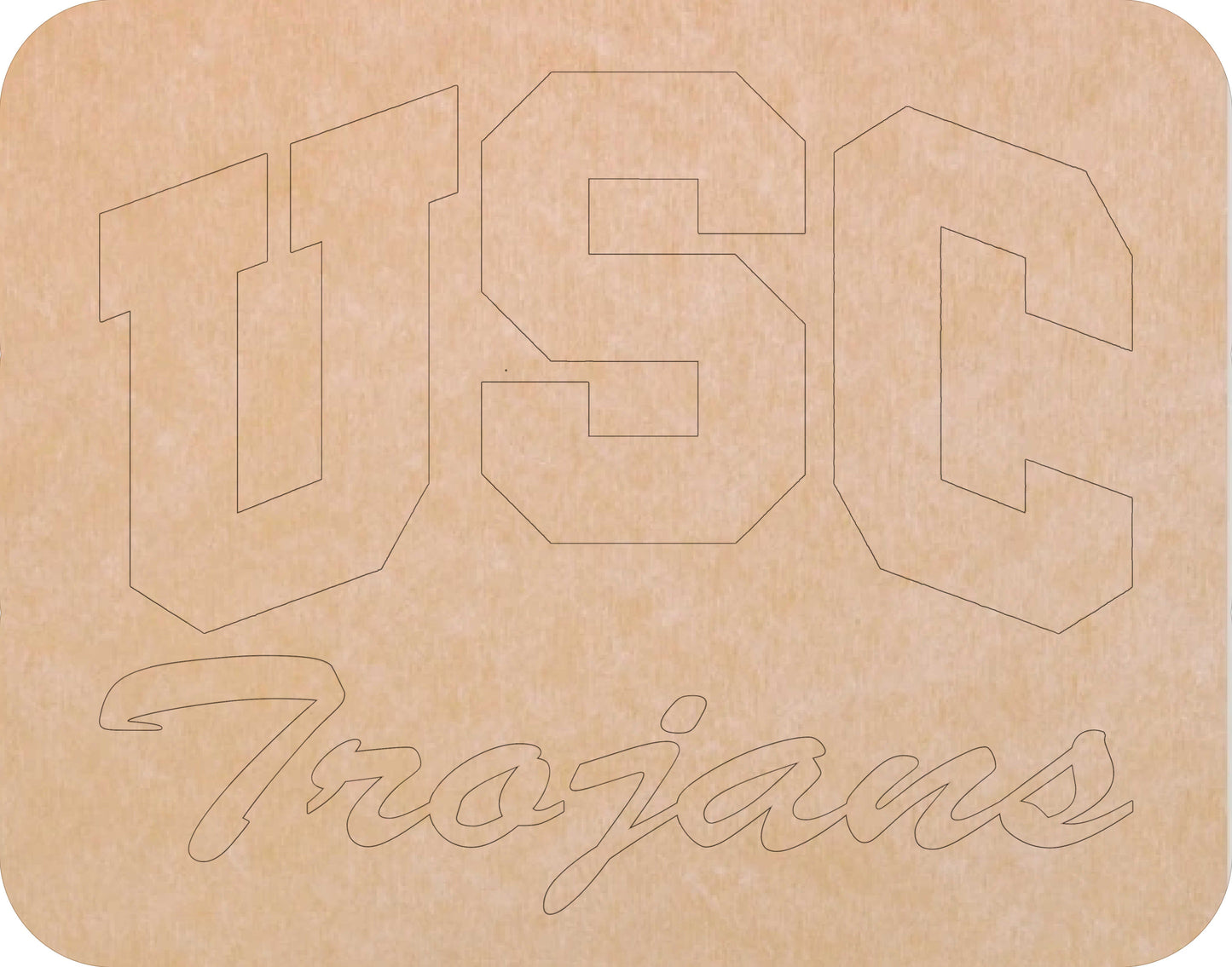 USC Trojans 11"x14" (pre-drilled for hanging kit)