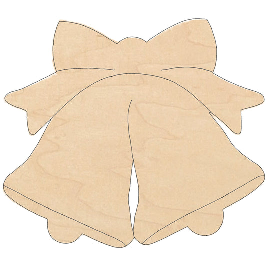 Bells with Pattern Multi-Art Shape with Hanger