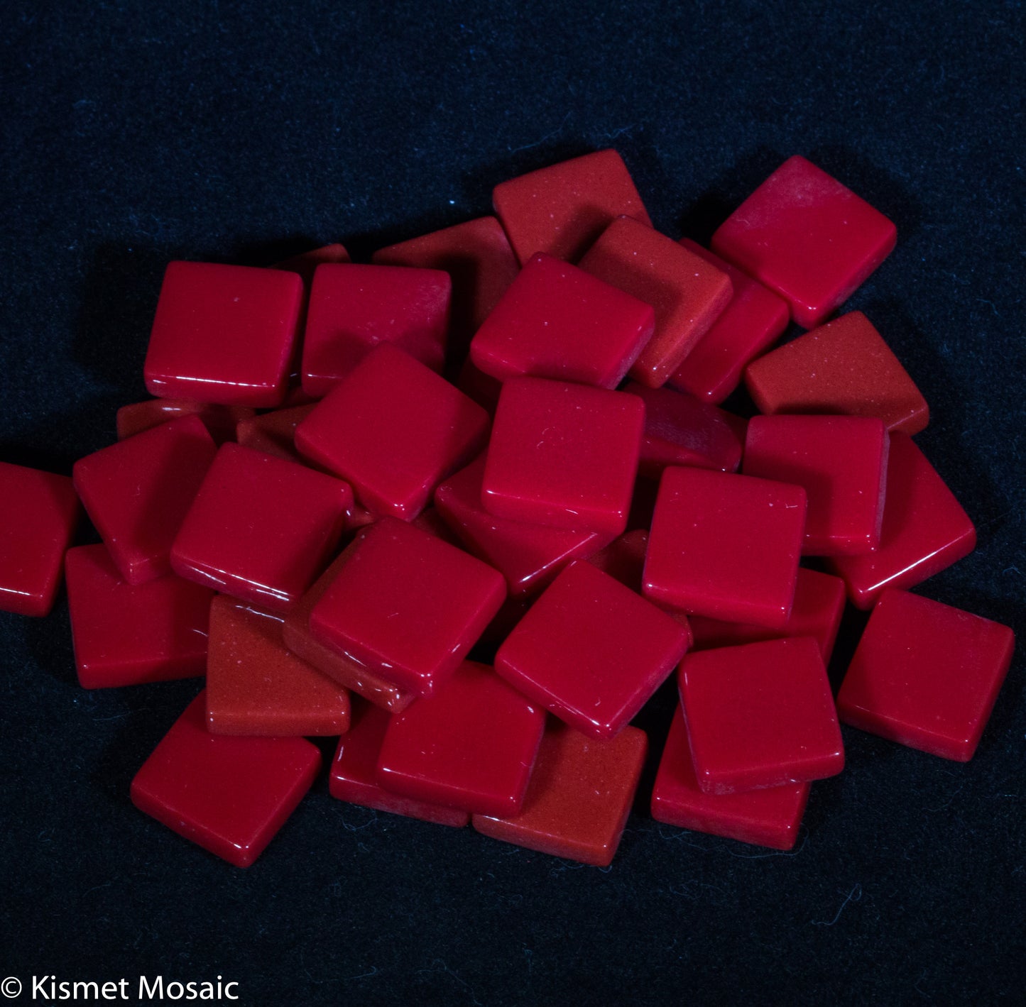 1109-g Venetian Red, 12mm - Oranges, Reds & Pinks tile - Kismet Mosaic - mosaic supplies