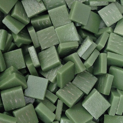137-m Palmetto Green, 12mm - Greens & Teals tile - Kismet Mosaic - mosaic supplies