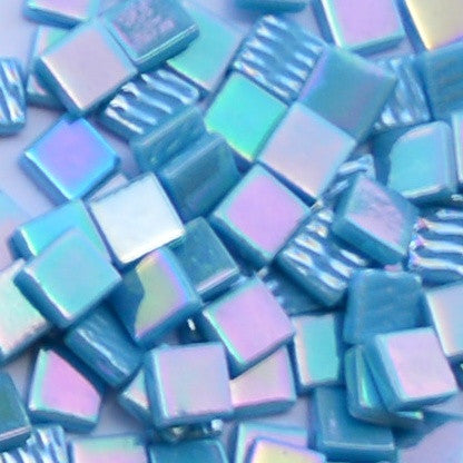 163-i Turquoise Blue, 12mm - Blues & Purples tile - Kismet Mosaic - mosaic supplies