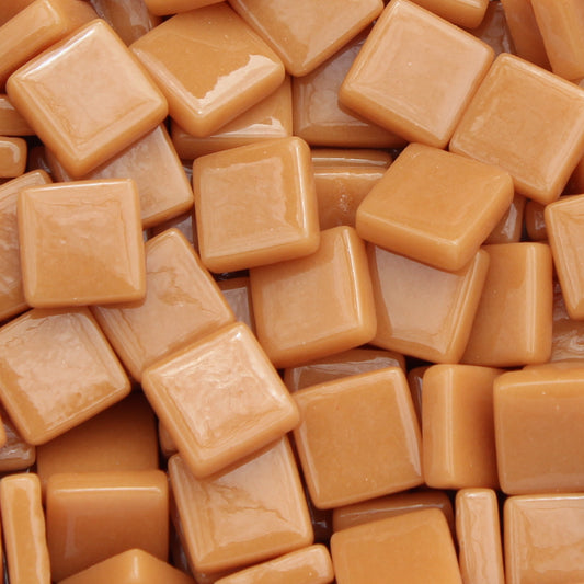 194-g Caramel, 12mm - Tans & Browns tile - Kismet Mosaic - mosaic supplies