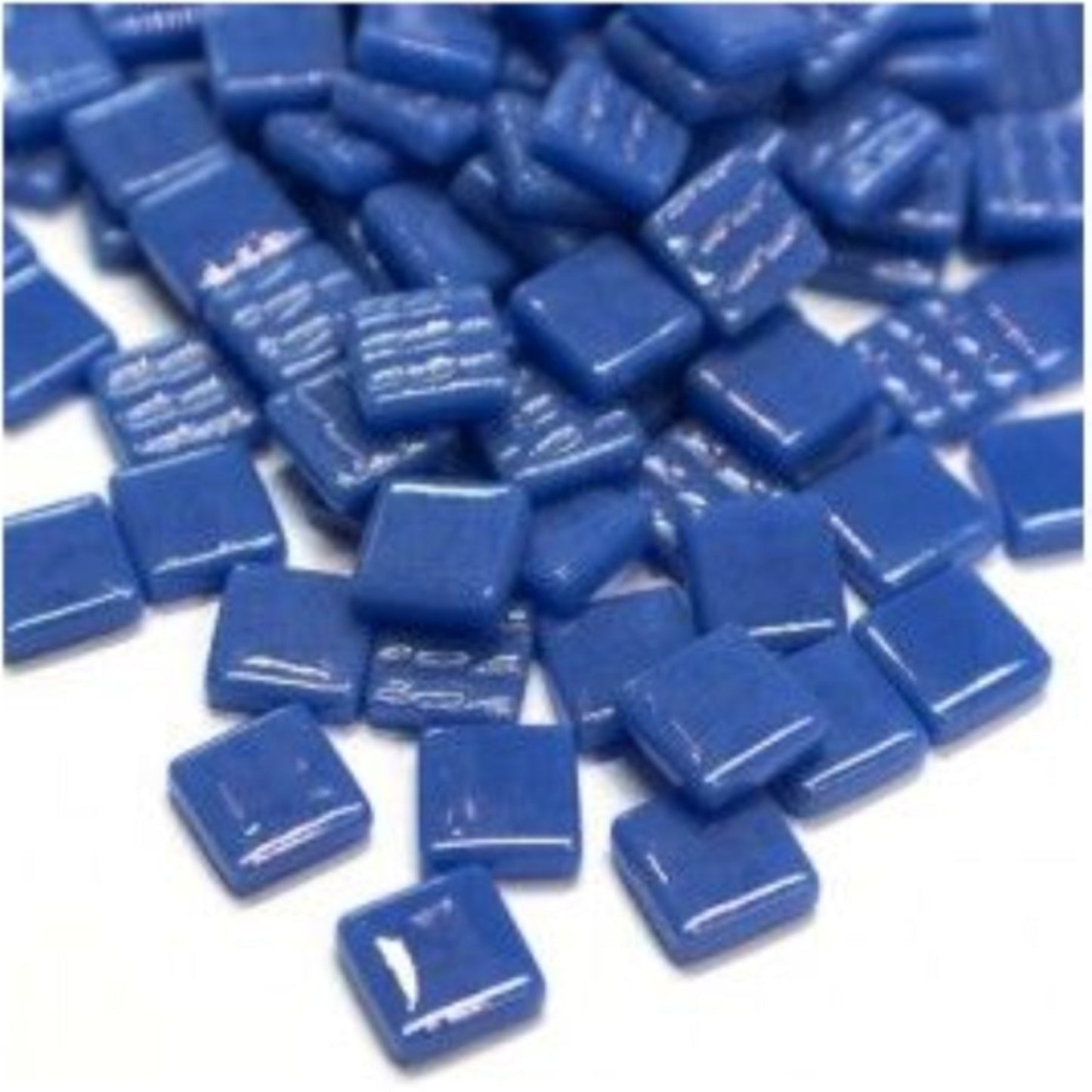 12mm Deep Turquoise gloss tile made with recycled glass.