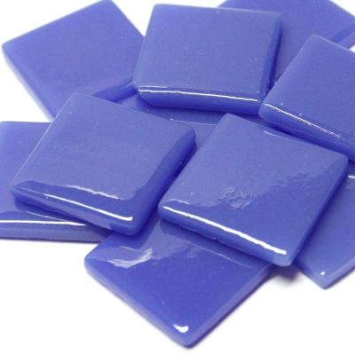 867-g Periwinkle Gloss 25mm - recycled glass tile - Kismet Mosaic - mosaic supplies
