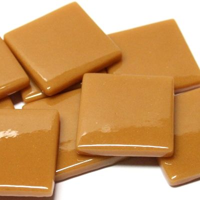 895-g Rum Gloss 25mm - recycled glass tile - Kismet Mosaic - mosaic supplies