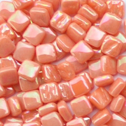 105-i Orange, 8mm - Oranges, Reds & Pinks tile - Kismet Mosaic - mosaic supplies