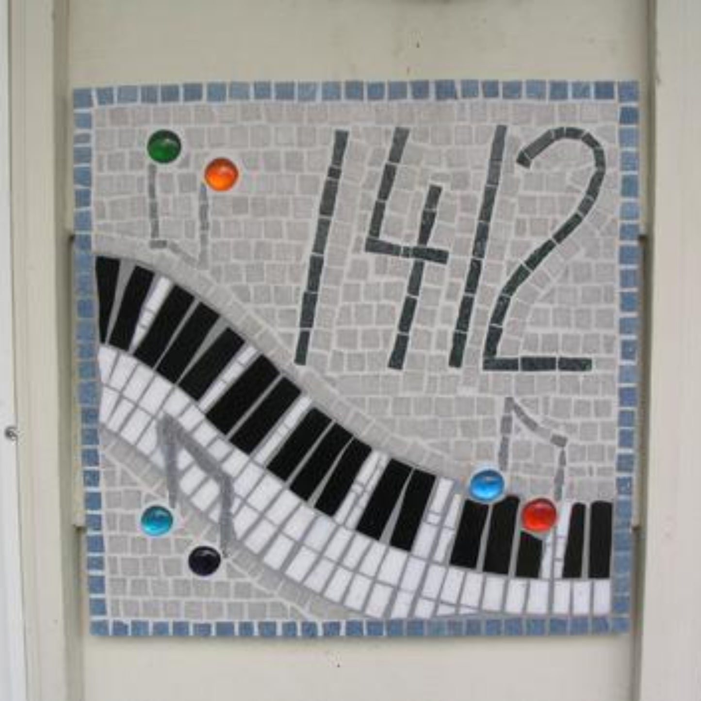 House number sign example