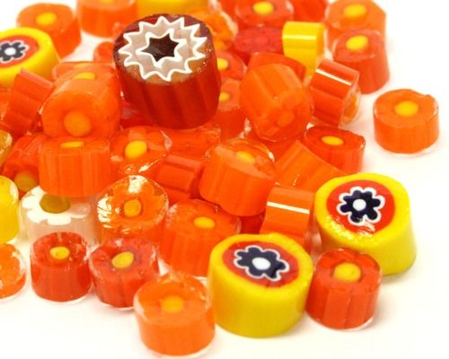Orange Millefiori Mix