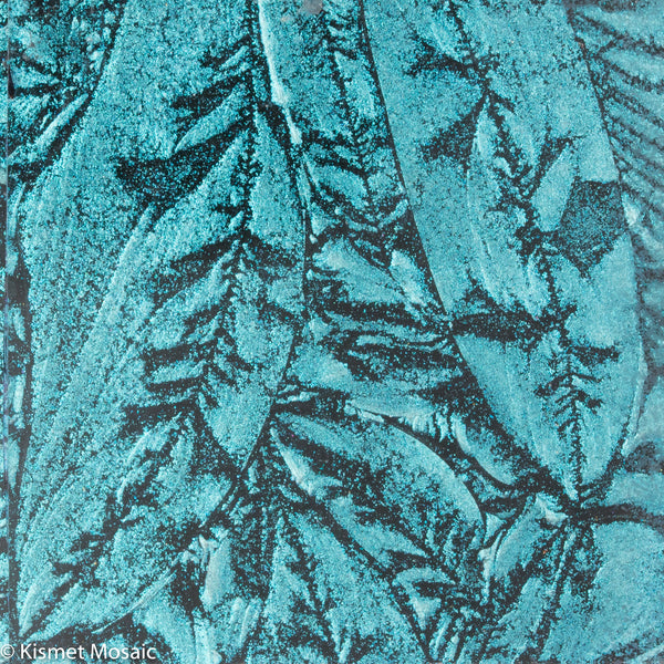 Turquoise VanGogh Sparkle - 2", VanGogh tile - Kismet Mosaic - mosaic supplies