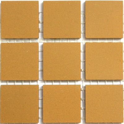20mm unglazed yellow porcelain sheeted tile
