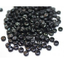 449-g Carbon Black Mini Rounds, MiniRoundGloss tile - Kismet Mosaic - mosaic supplies