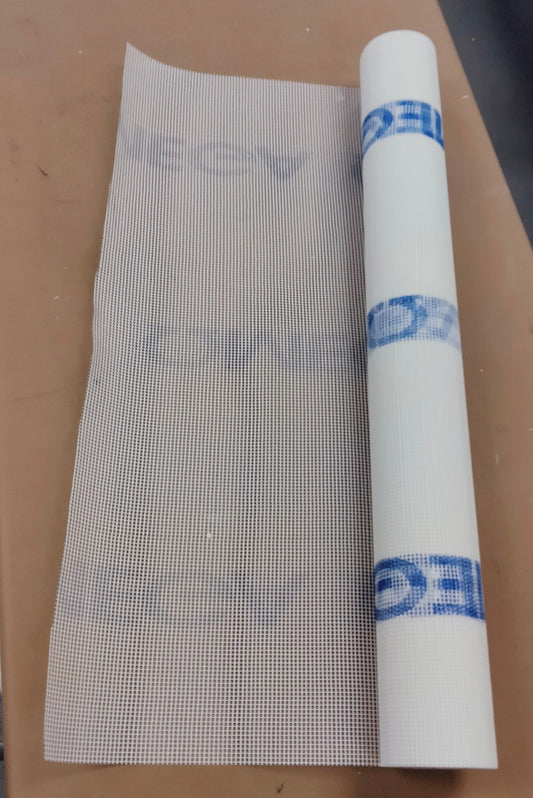 Fiberglass mesh in its natural setting