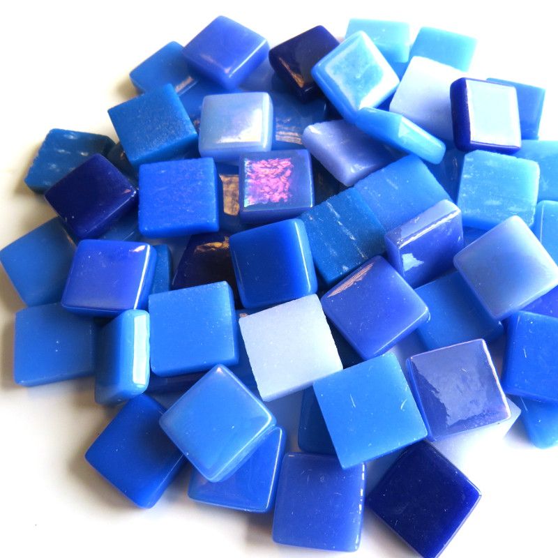 12mm Blue Purple Mosaic Tile