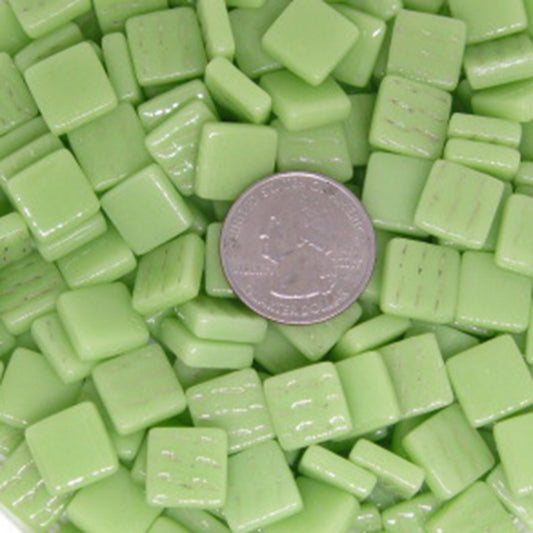 003-g Apple Green, 12mm - Greens & Teals tile - Kismet Mosaic - mosaic supplies