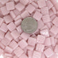 009-g Light Pink, 12mm - Oranges, Reds & Pinks tile - Kismet Mosaic - mosaic supplies