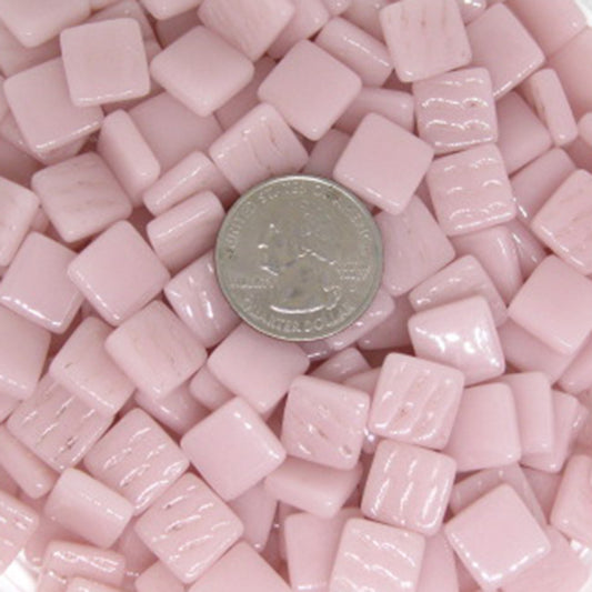 009-g Light Pink, 12mm - Oranges, Reds & Pinks tile - Kismet Mosaic - mosaic supplies