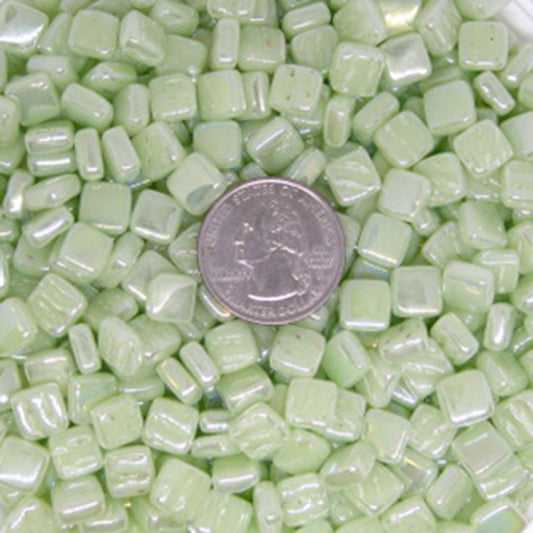 8mm 01i pastel green iridized