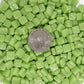 03-g Apple Green, 8mm - Greens & Teals tile - Kismet Mosaic - mosaic supplies