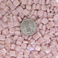 09-i Light Pink, 8mm - Oranges, Reds & Pinks tile - Kismet Mosaic - mosaic supplies