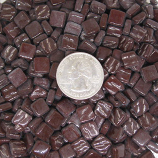 100-g Dark Chocolate, 8mm - Tans & Browns tile - Kismet Mosaic - mosaic supplies