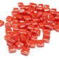 iridized watermelon recycled glass tile 8mm 5/16"