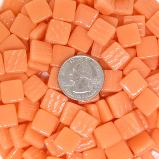 1103-g Salmon, 12mm - Oranges, Reds & Pinks tile - Kismet Mosaic - mosaic supplies