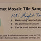 113-i Light Teal--sheeted tile