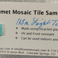 113-m Light Teal Sheeted Tile