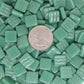 115-g Teal Green, 12mm - Greens & Teals tile - Kismet Mosaic - mosaic supplies