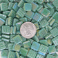 115-i Teal Green, 12mm - Greens & Teals tile - Kismet Mosaic - mosaic supplies