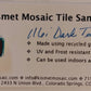 116i tile color sample, 12mm, glass 