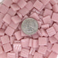 117-g Pink, 12mm - Oranges, Reds & Pinks tile - Kismet Mosaic - mosaic supplies