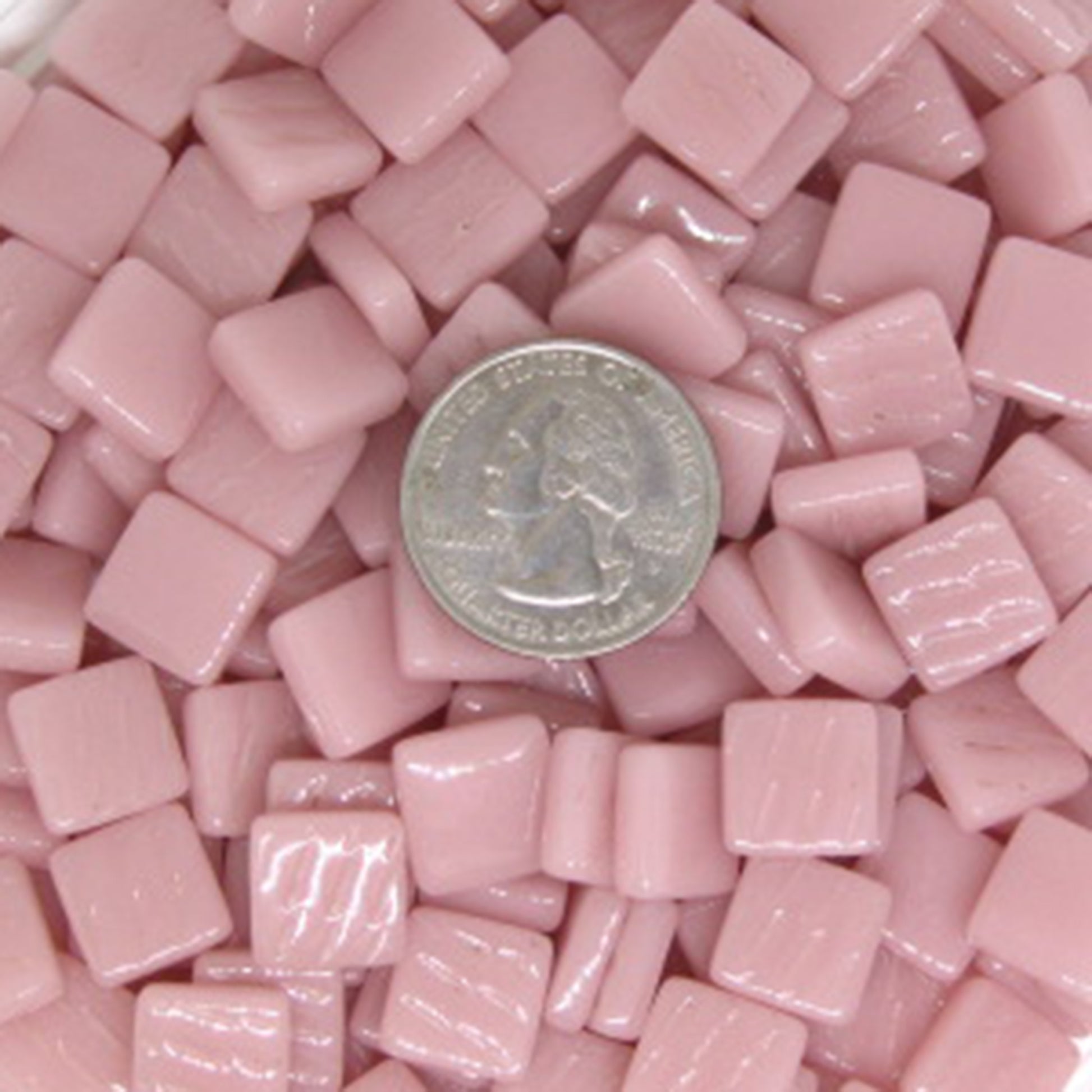 117-g Pink, 12mm - Oranges, Reds & Pinks tile - Kismet Mosaic - mosaic supplies