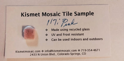 117-i Pink 12mm Loose Tile
