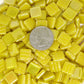 130-i Sweet Corn, 12mm - Yellows tile - Kismet Mosaic - mosaic supplies