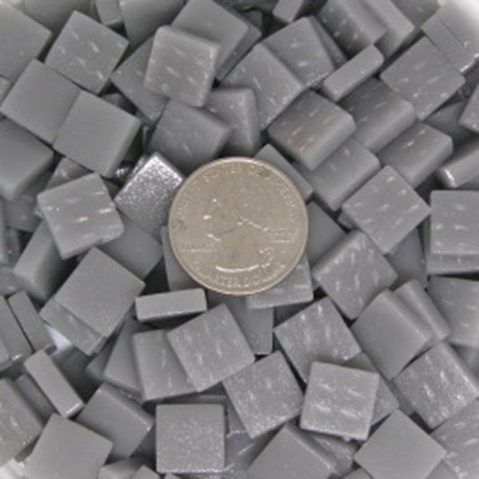 145-m Graphite, 12mm - White, Gray & Black tile - Kismet Mosaic - mosaic supplies