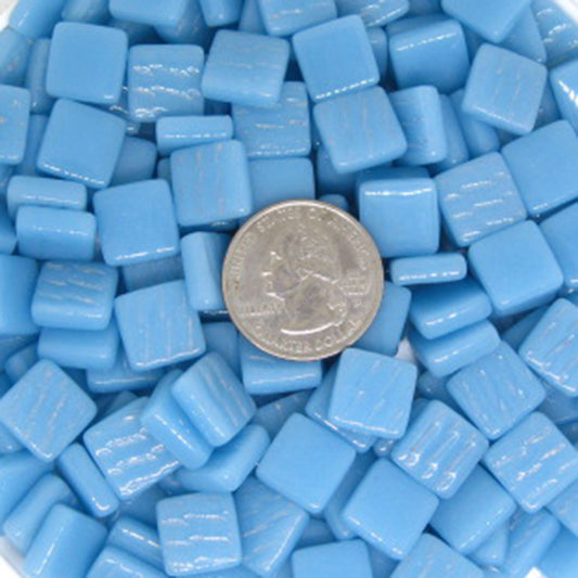 163-g Turquoise Blue, 12mm - Blues & Purples tile - Kismet Mosaic - mosaic supplies