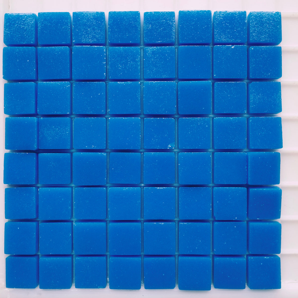 12mm Cobalt Blue Matte Mosaic Tiles Kismet Mosaic