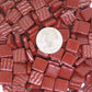 198-g Auburn, 12mm - Tans & Browns tile - Kismet Mosaic - mosaic supplies