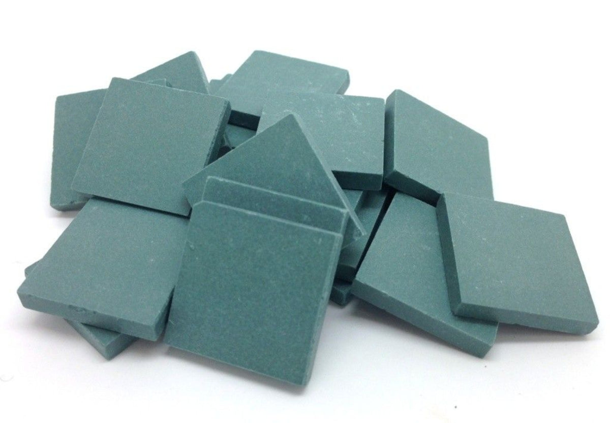 20mm Winckelman's porcelain tile, green, vert, sold loose