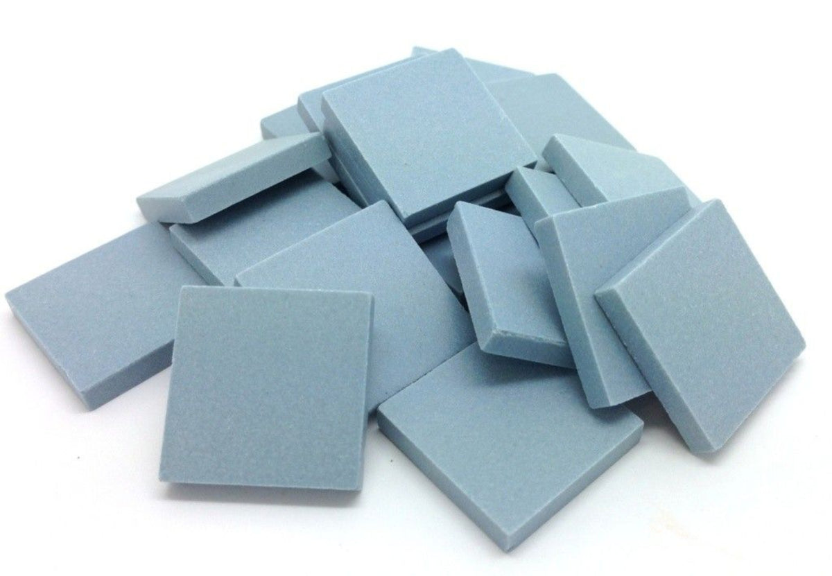 Winckelman's light blue porcelain 20mm tile, sold loose