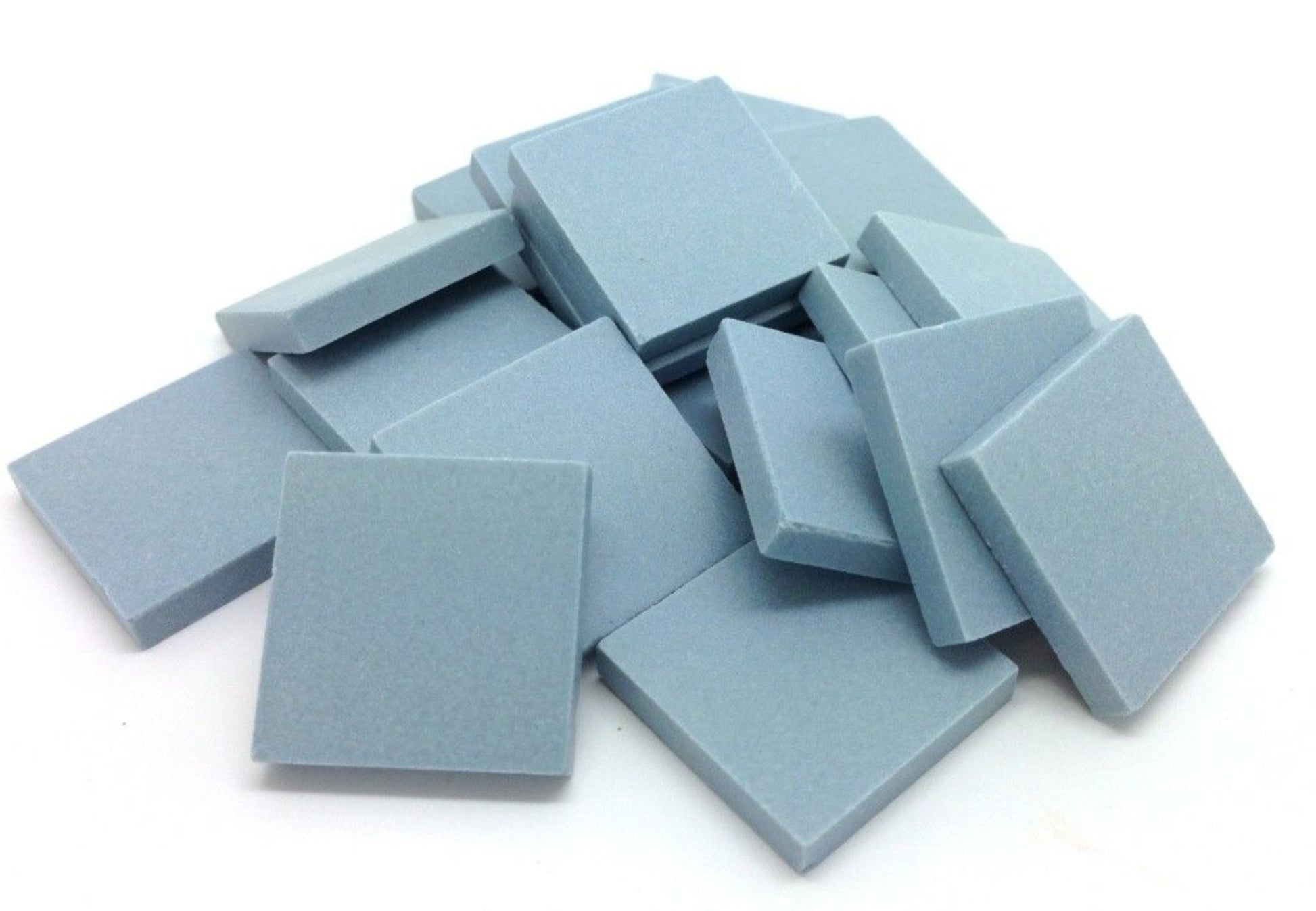 Winckelman's light blue porcelain 20mm tile, sold loose