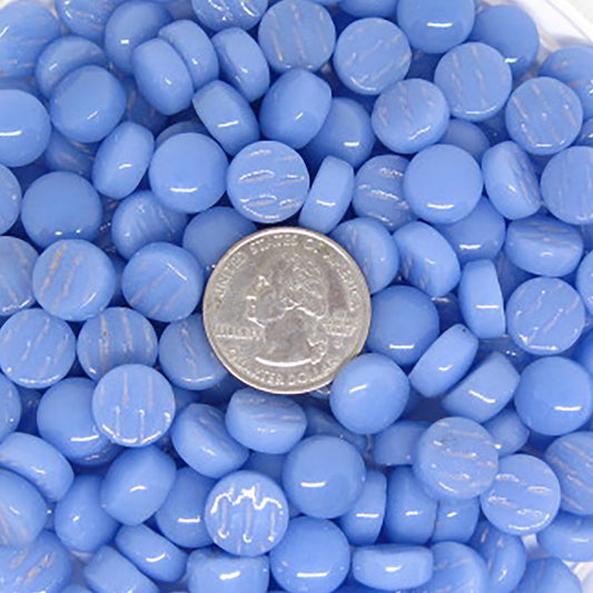 362-g Light Periwinkle, BelliButtonGloss tile - Kismet Mosaic - mosaic supplies