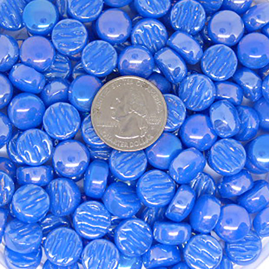 366-i Gulfstream, BelliButtonIrid tile - Kismet Mosaic - mosaic supplies