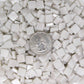 40-m - Zinc White, 8mm - White, Gray & Black tile - Kismet Mosaic - mosaic supplies