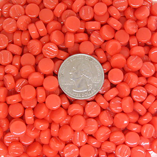 4106-g Watermelon Mini Rounds, MiniRoundGloss tile - Kismet Mosaic - mosaic supplies